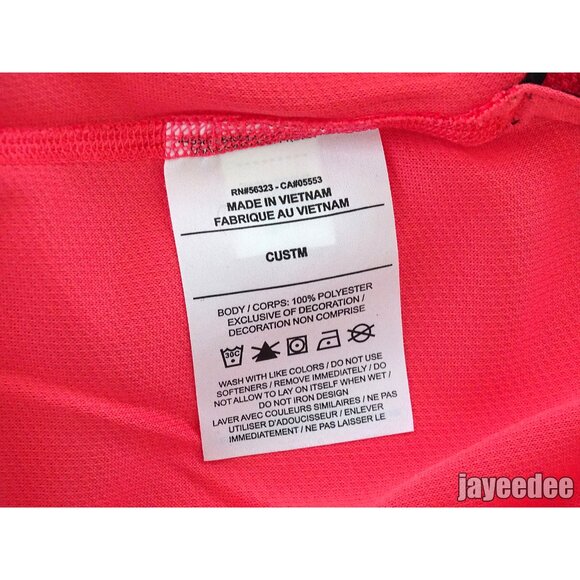 NIKE GOLF TIGER WOODS ADV MOCK SHIRT CUSTOM ATHLETE EXCLUSIVE DR5324-850 EMBER - Picture 5 of 8